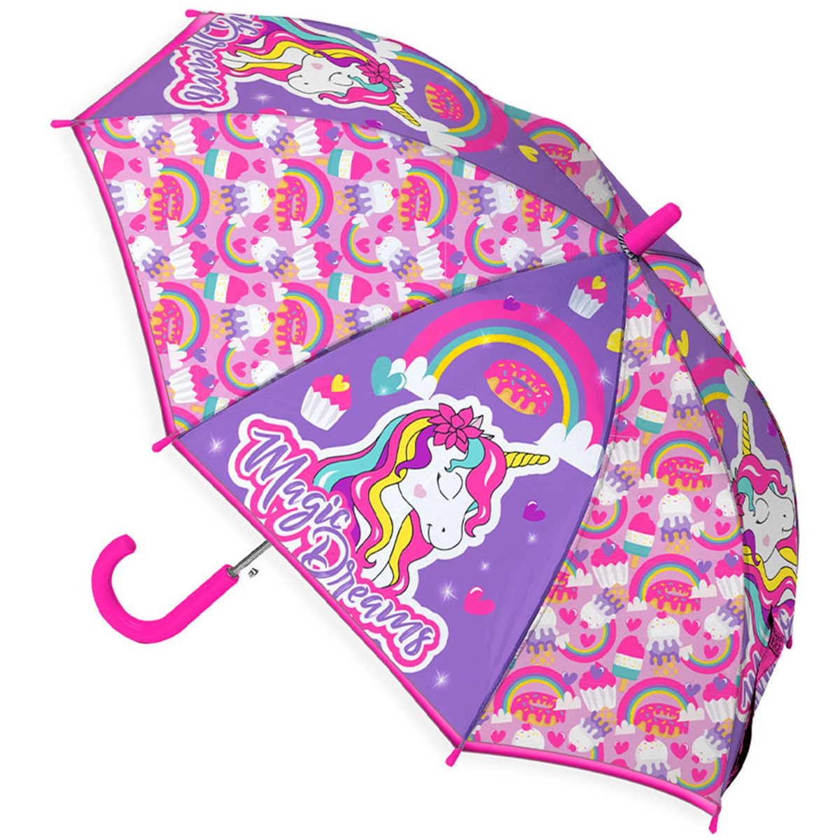 Mamalu' Paraplu Magic Dreams Unicorn - ø 75 x 63 cm - Roze