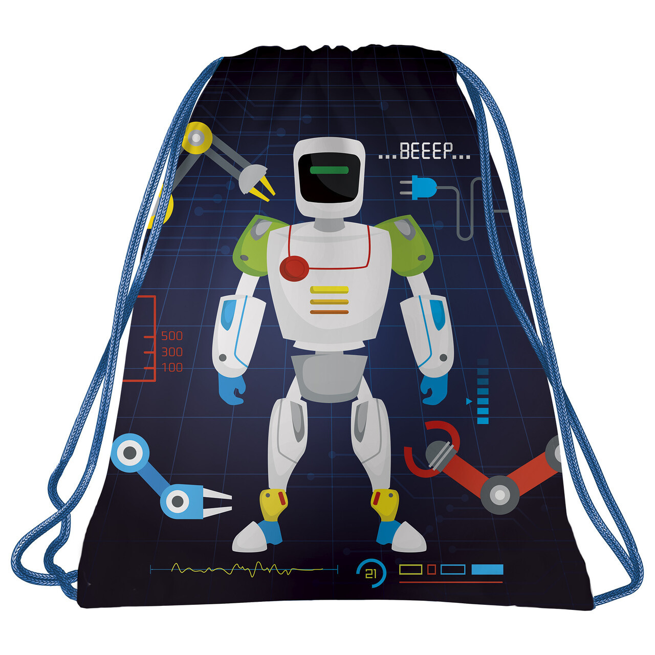 Robot Gymbag Beeep - 41 x 35 cm - Polyester