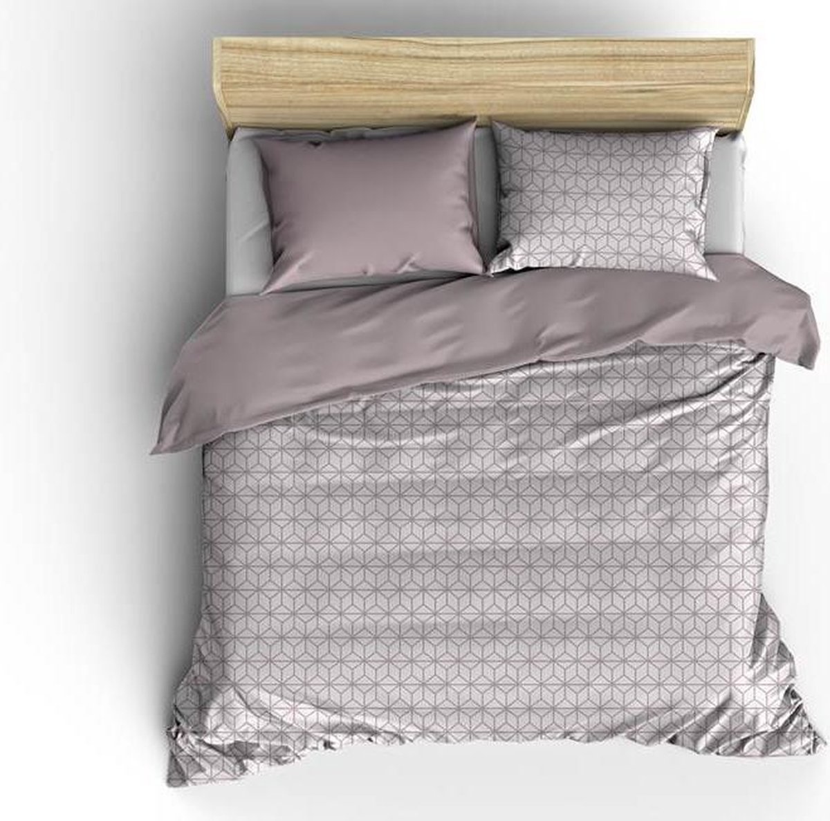 De Witte Lietaer De Witte Lietaer Skyscraper dekbedovertrek Cloud grey 140x220cm