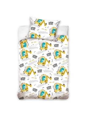 Dinosaurus BABY Duvet cover Vroommm! 100 x 135 cm