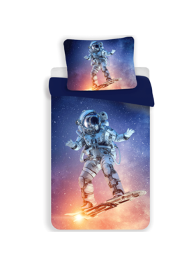 Astronaut Dekbedovertrek Spaceboard Champion 140 x 200 Polyester