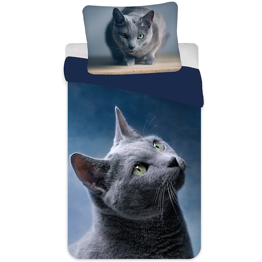 Animal Pictures Duvet cover Cat - Single - 140 x 200 cm - Polyester