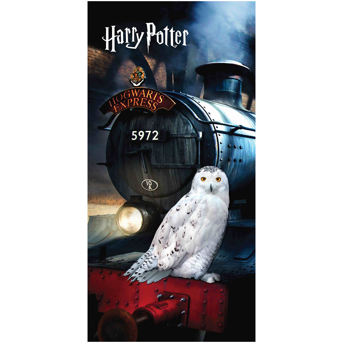 Harry Potter Beach towel Hedwig - 70 x 140 cm - Cotton