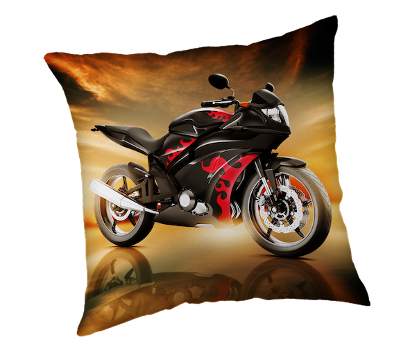 Motor Kussen Superbike - 40 x 40 cm - Polyester