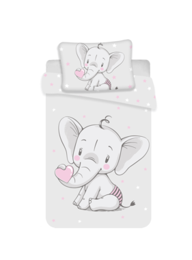 Animal Pictures BABY Duvet cover Elephant 100 x 135 cm