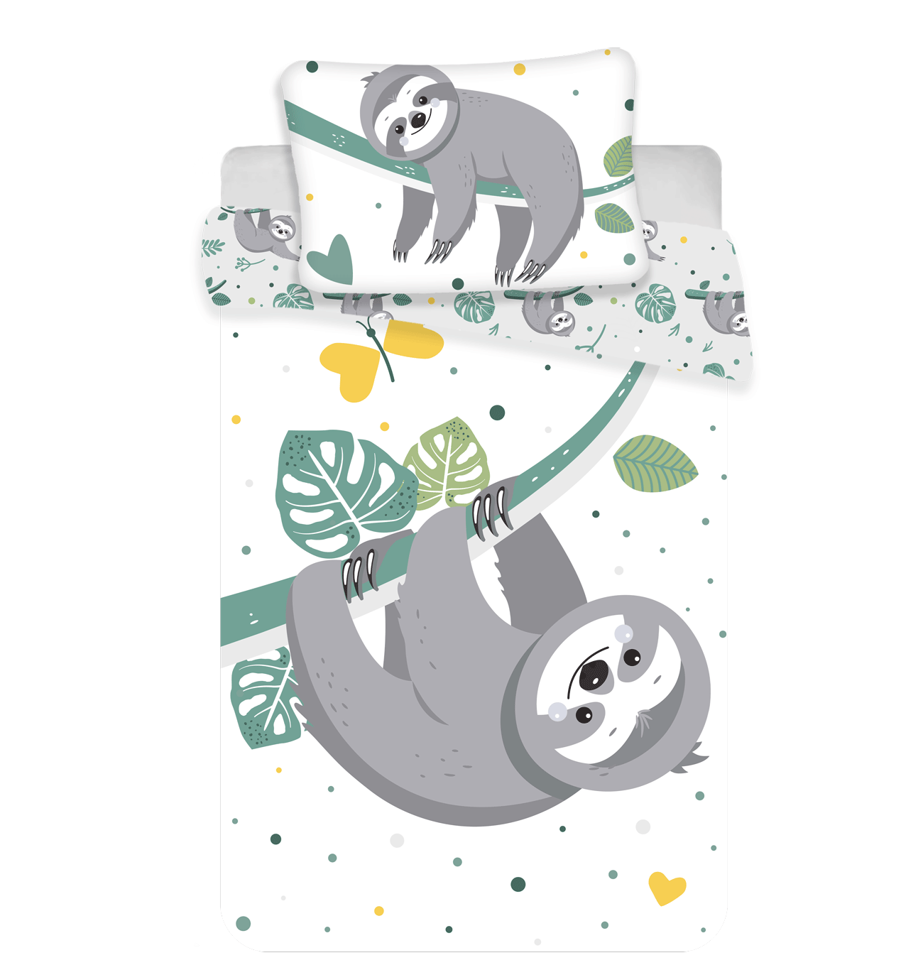 Animal Pictures BABY Duvet cover Sloth - 100 x 135 cm - Cotton