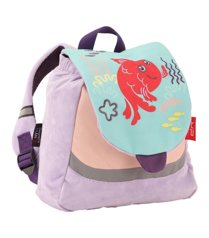 BodyPack Toddler backpack Red Fish - 29 x 23 x 10 cm - Polyester