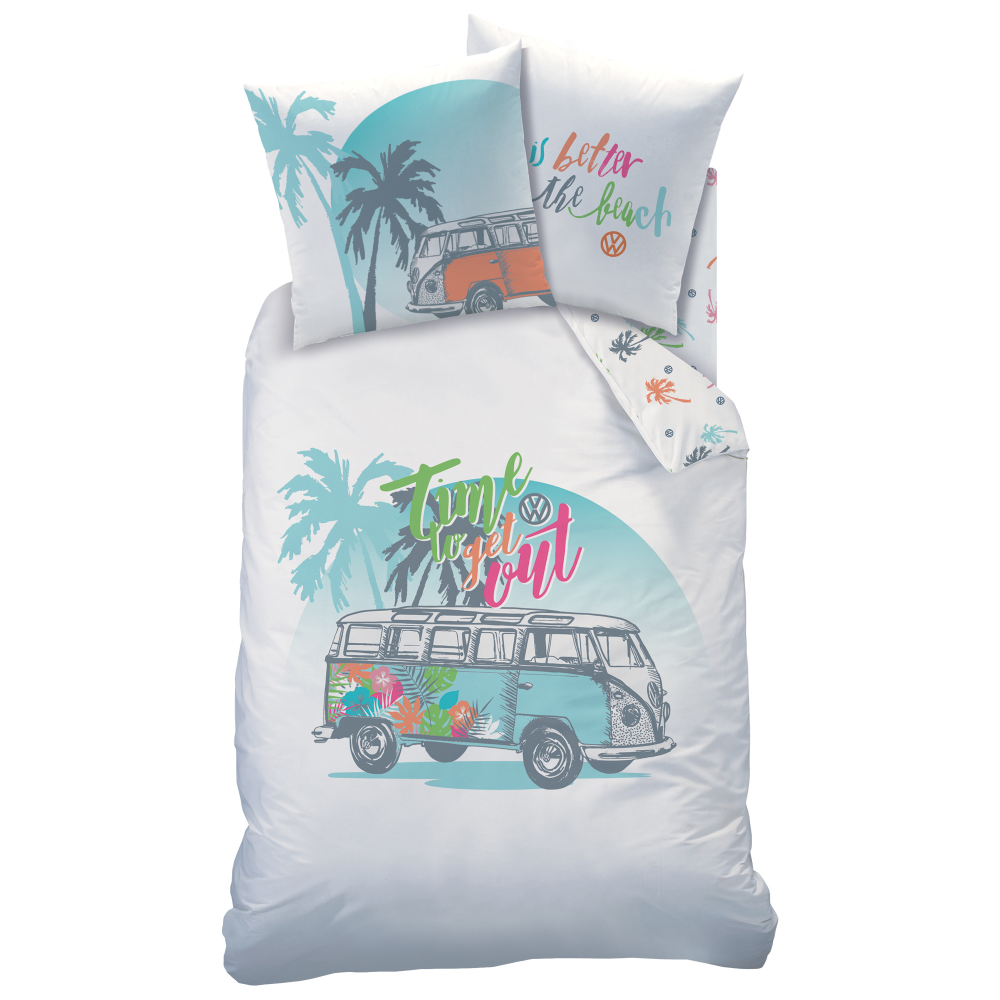 Volkswagen Dekbedovertrek Paradise - Eenpersoons - 140  x 200 cm - Polycotton