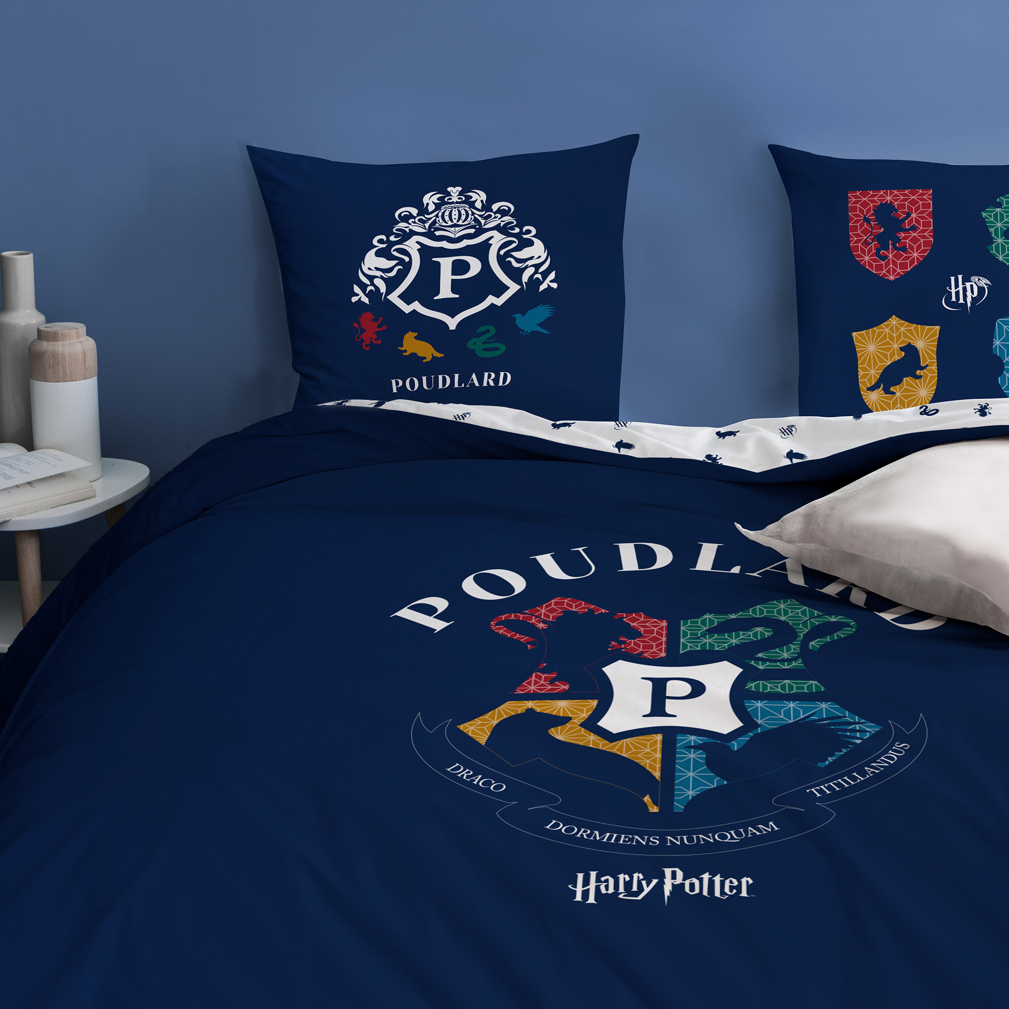 Harry Potter Duvet cover Logo - Lits Jumeaux - 240 x 220 cm - Cotton