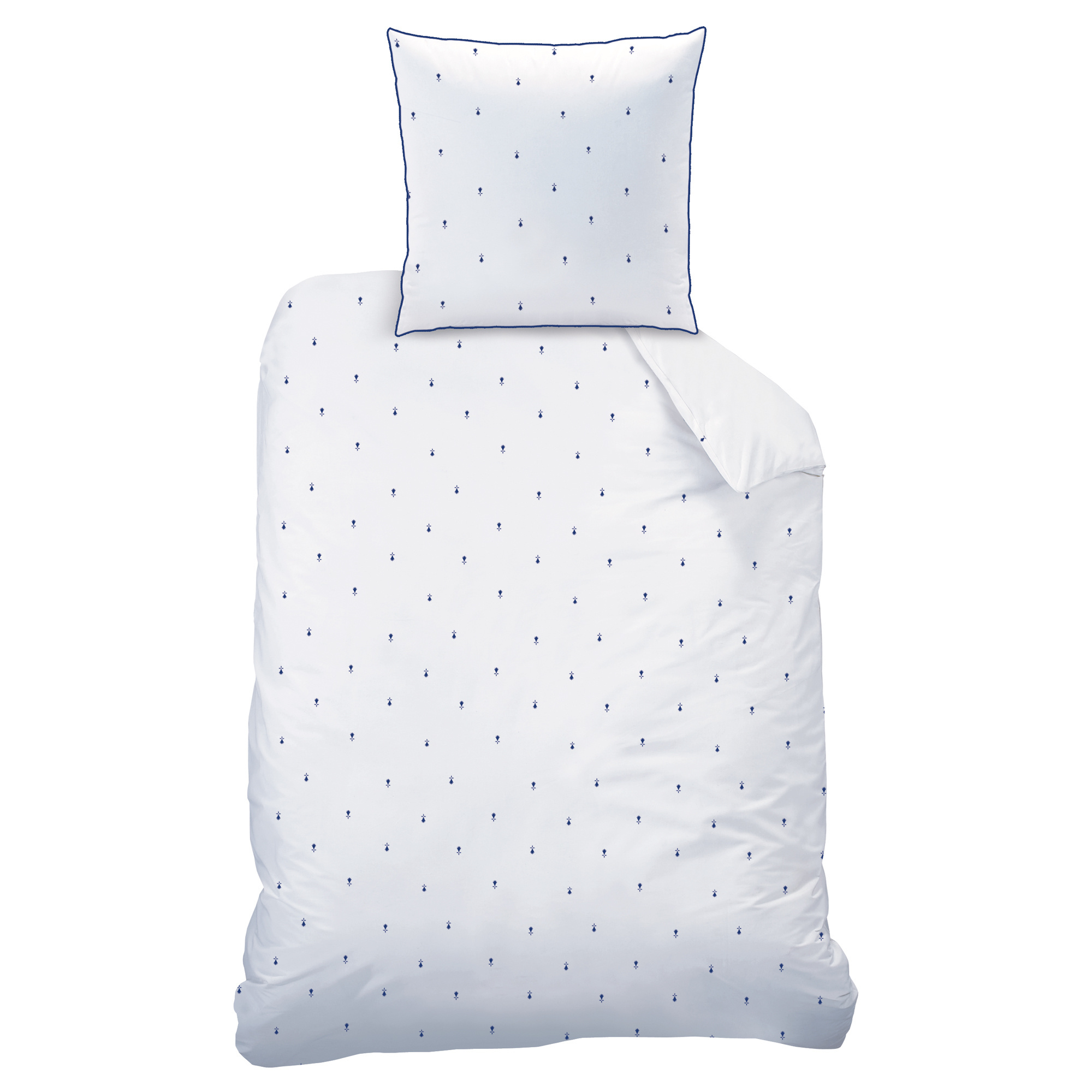 Matt & Rose Dekbedovertrek Nos Vat  - Eenpersoons - 140  x 220 cm - Katoen