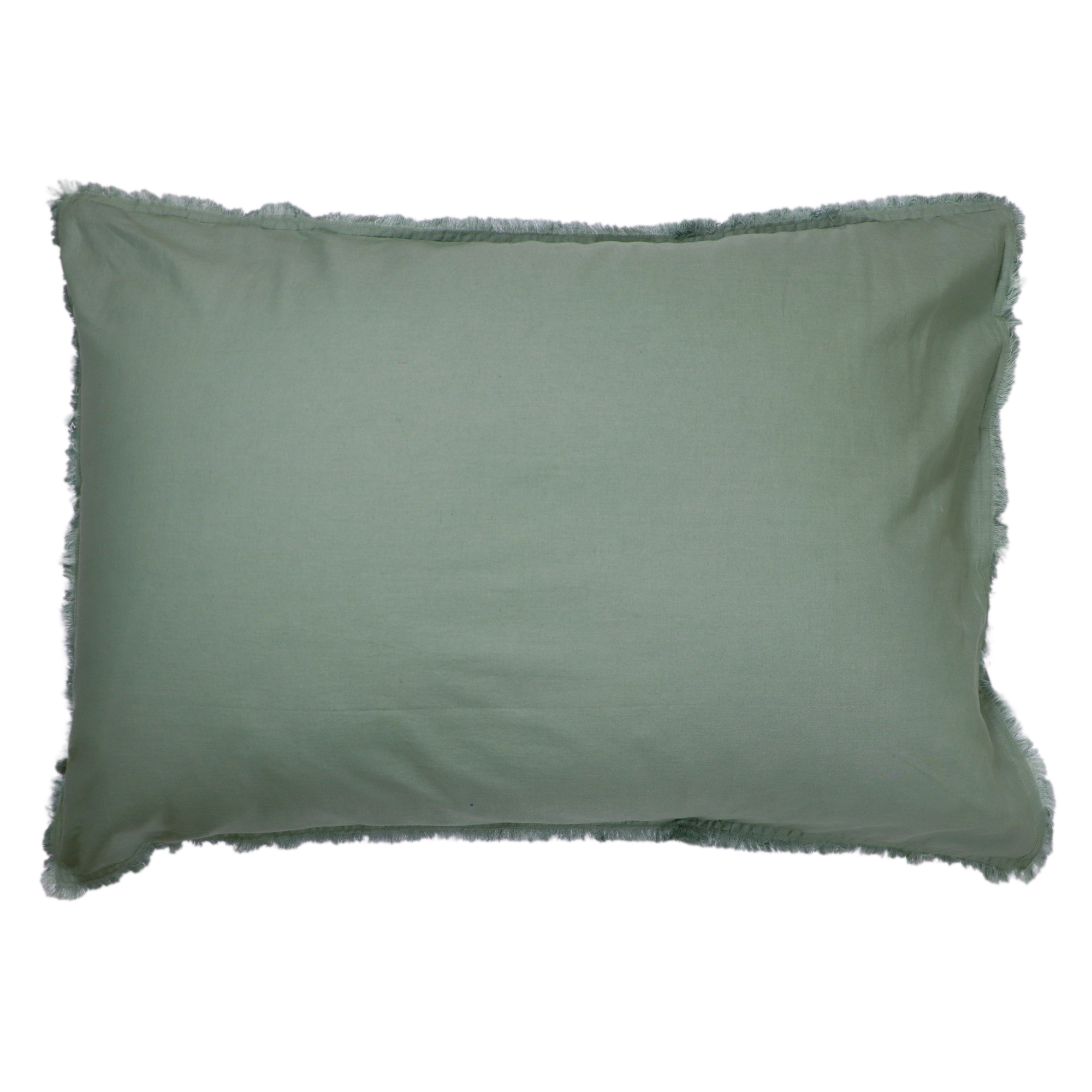 Matt & Rose Set Pillowcases Green - 50 x 70 cm - Washed Cotton