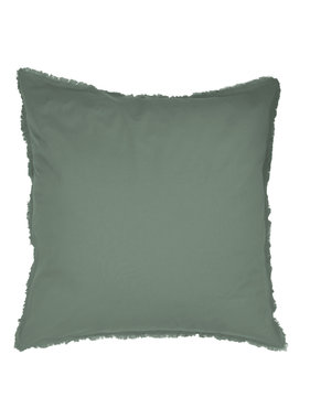 Matt & Rose Set Pillowcases Green 65 x 65 cm Washed Cotton