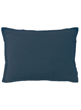 Matt & Rose Set Pillowcases Navy 50 x 70 cm Linen