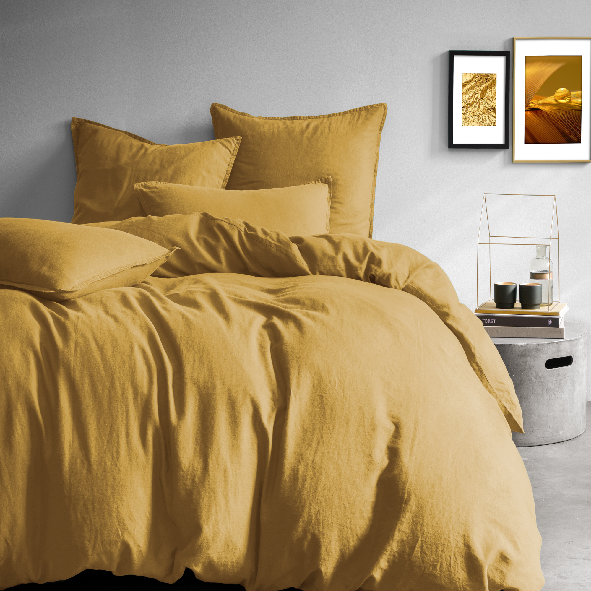 Matt & Rose Duvet cover Saffron - Lits Jumeaux - 240 x 220 cm, without pillowcases - 100% Linen
