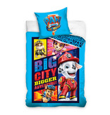 Paw Patrol Dekbedovertrek Big City - Eenpersoons - 140  x 200 cm + 65 x 65 cm - Katoen