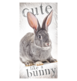 Animal Pictures Beach towel Rabbit - 70 x 140 cm - Cotton