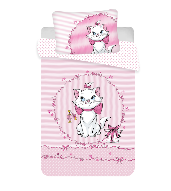 Disney Aristocats BABY Dekbedovertrek Marie - 100 x 135 cm - Katoen