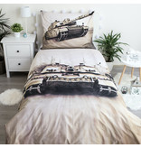 Tank Duvet cover Camouflage - Single - 140 x 200 cm - Cotton