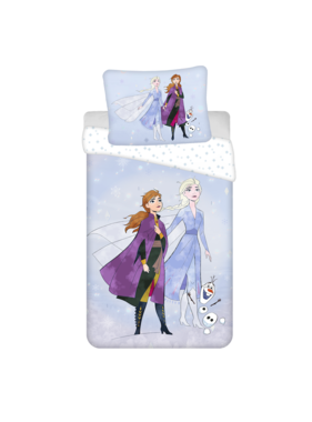 Disney Frozen Dekbedovertrek Sisters en Olaf 140 x 200 cm Katoen