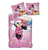 Disney Minnie Mouse Dekbedovertrek Rainbows - Eenpersoons - 140 x 200 - Polyester