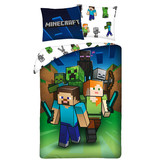 Minecraft Dekbedovertrek Monster Hunter - Eenpersoons - 140 x 200 cm - Katoen