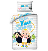 Cocomelon BABY Dekbedovertrek Baa Baa Black Sheep - 100 x 135 cm - Katoen