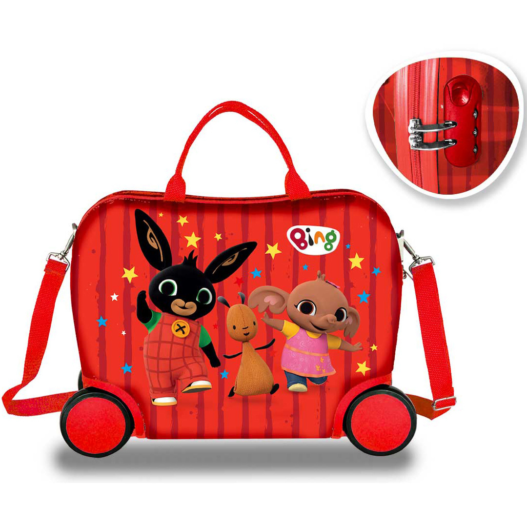 Bing Bunny Travel case - 40 x 32 x 20 cm - Red