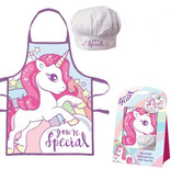 Unicorn Schort en Koksmuts You're Special - 4-8 Jaar