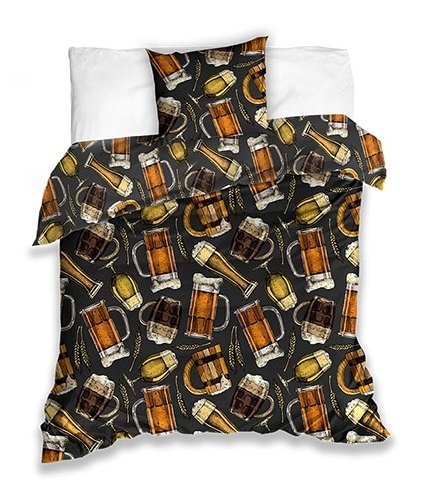 Bier Duvet cover Cheers - Single - 140 x 200 cm - Multi