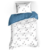 De Witte Lietaer Duvet cover Hiroshi Blue Horizon - Single - 140 x 200/220 - Cotton Percale