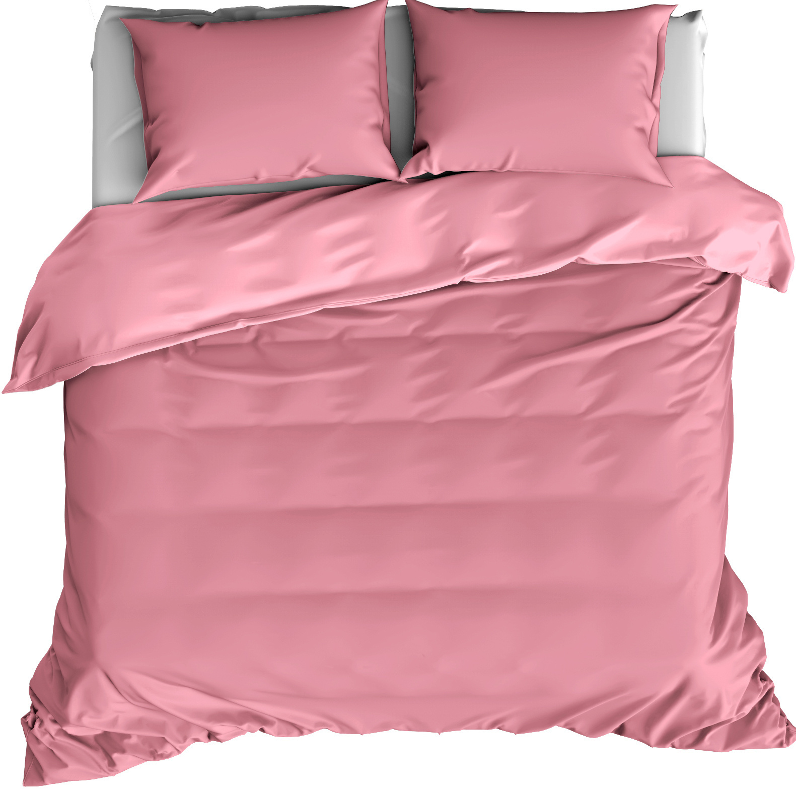 De Witte Lietaer Duvet cover Cotton Satin Olivia - Hotel size - 260 x 240 cm - Pink