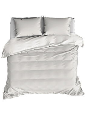 De Witte Lietaer Duvet cover Cotton Satin Olivia Sand 240 x 220 cm