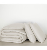 De Witte Lietaer Duvet cover Cotton Satin Olivia - Lits Jumeaux - 240 x 220 cm - Beige