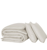 De Witte Lietaer Duvet cover Cotton Satin Olivia - Lits Jumeaux - 240 x 220 cm - Beige