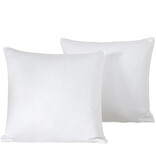 De Witte Lietaer De Witte Lietaer Decorative pillowcase Set Olivia White - 40 x 40 cm - Satin Cotton