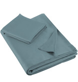 De Witte Lietaer Sheet set Olivia - Single - 180 x 280 cm - Green - Satin cotton