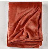 De Witte Lietaer Fleece blanket Snuggly Caramel - 150 x 200 cm - Brown