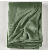 De Witte Lietaer Fleece deken Snuggly Khaki - 150 x 200 cm - Groen