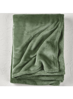 De Witte Lietaer Fleece throw Snuggly Khaki 150x200cm