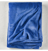 De Witte Lietaer Fleece blanket Snuggly Lapis Blue - 150 x 200 cm - Blue