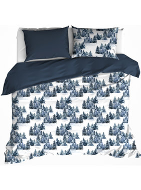 De Witte Lietaer Duvet cover North Eclipse Blue 240 x 220cm Cotton Flannel