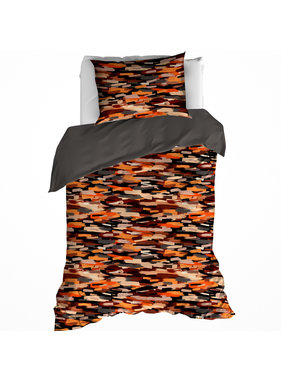 De Witte Lietaer Duvet cover Rothko Orange Rust 140 x 200/220 cm Cotton Flannel