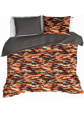 De Witte Lietaer Duvet cover Rothko Orange Rust 200 x 200/220 cm Cotton Flannel