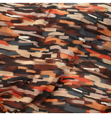 De Witte Lietaer Dekbedovertrek Rothko Orange Rust - Tweepersoons - 200 x 200/220 cm - Katoen Flanel