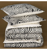 De Witte Lietaer Duvet cover Zebra Cream - Double - 200 x 200/220 cm - Cotton Flannel