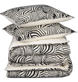 De Witte Lietaer Duvet cover Zebra Cream - Double - 200 x 200/220 cm - Cotton Flannel