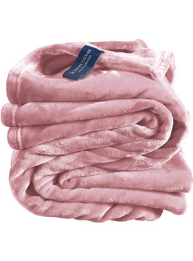 De Witte Lietaer Fleece deken Cosy Dusty Rose 150 x 200 cm