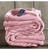 De Witte Lietaer Fleece blanket Cosy Dusty Rose - 150 x 200 cm - Pink