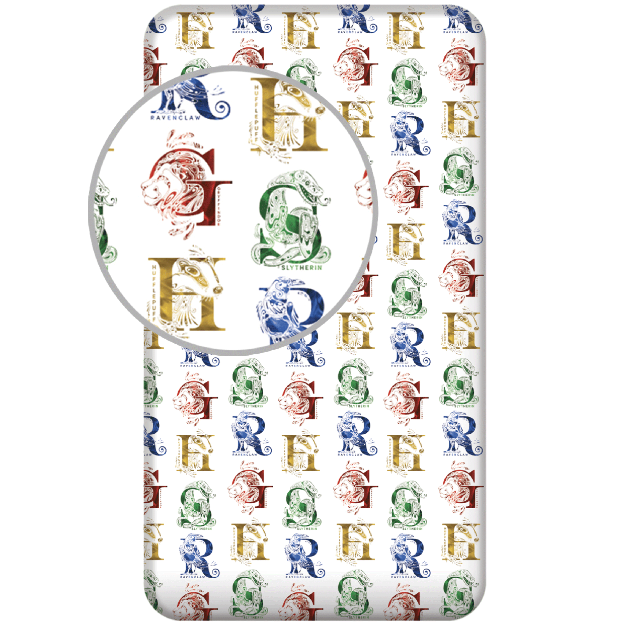 Harry Potter Fitted sheet - Single - 90 x 200 cm - Cotton