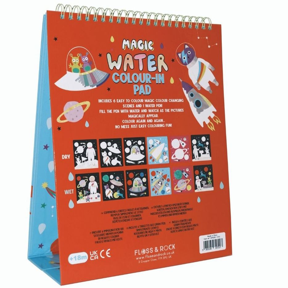 Floss & Rock Space - Water Flip Kaarten - 26 x 20 x 9cm